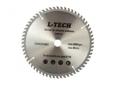 Disc pentru lemn 230x22x60T, GEKO G00143 foto