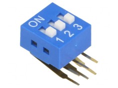 Comutator DIP-SWITCH 3 Sec&Aring;&pound;iuni ON-OFF 0,05A 12VDC