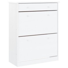 Pantofar ALTA, alb, 77x35x96 cm, lemn masiv de pin foto