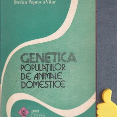 Genetica populatiilor de animale domestice Stefan Popescu-Vifor