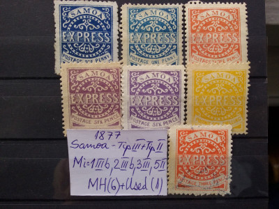1877-Samoa-EXPRESS-Mi=+400 E-MH foto