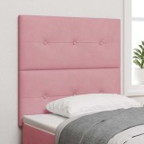 Headboard LED Roz 100 cm Catifea