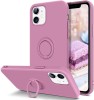 Husa Silicon iPhone 13 Pro 6.1 Ring Lila Mov