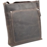Greenwood&reg; Bree: Geanta de umar / borseta barbati din piele naturala, 28x30x7 cm