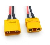 Set mufa XT90 tata mama cu cablu siliconic