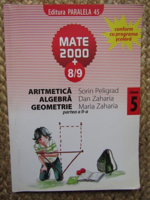 Aritmetica, algebra, geometrie - Clasa a V-a - Sorin Peligrad foto