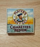 RAR: Pachet PLIN cu tigari PLAYERS NAVY CUT anii1980, MADE IN ENGLAND