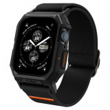 Curea Spigen Lite Fit Pro pentru Apple Watch 4/5/6/7/8/9/SE (44/45 mm) Negru Mat