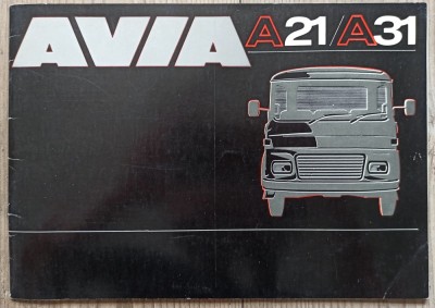 Brosura prezentare autoturism Motokov AVIA A21/A31 foto