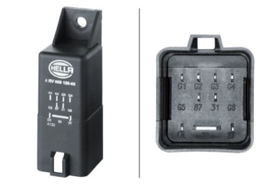 HELLA 4RV 008 188-681 unitate de control bujiincandescente foto