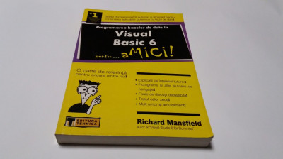 Visual Basic 6 PENTRU AMICI--RICHARD MANSFIELD RF14/2 foto