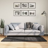 vidaXL Covor pufos &quot;PAMPLONA&quot; fire &icirc;nalte antracit modern 120x170 cm