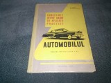 AUTOMOBILUL MANUAL PENTRU CLASA A X A 1960