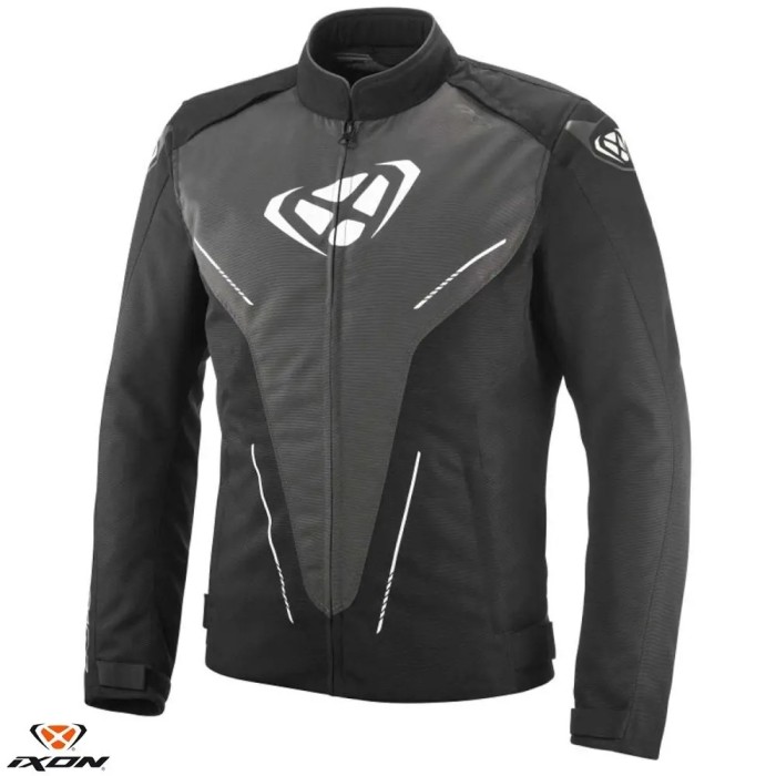 Geaca (jacheta) barbati pentru scuter - motocicleta Roadster Ixon All season model Prodigy WP MS culoare: negru/antracit/alb Negru/antracit/alb 4XL