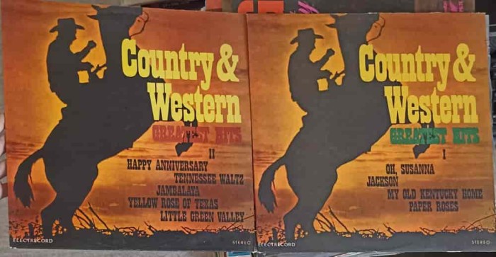 Disc vinil, LP. Country &amp; Western Greatest Hits VOL.1-2-COLECTIV