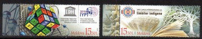 MOLDOVA 2019, UNESCO, Tabelul periodic, chimie, serie neuzata, MNH foto
