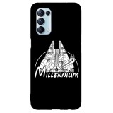 Husa compatibila cu Oppo A53 model Millennium Falcon, Silicon, TPU, Viceversa, Transparent, Carcasa