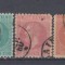 1879/80 LP 40 CAROL I EMISIUNEA a II-a BUCURESTI SERIE CU VARIETATE STAMPILATA