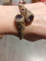 Bratara aur-argint-pietre foto