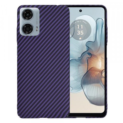 Husa pentru Motorola Moto G24 Power, Techsuit, Carbonite FiberShell, Mov foto