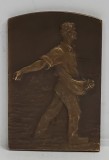 Ren&eacute; Baudichon - Semanator, Placheta din Bronz