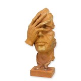 Nu vezi raul-statueta din fonta antik rusty RC-93