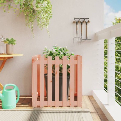 vidaXL Jardinieră grădină design gard, 70x70x70 cm, lemn masiv douglas 832465 foto