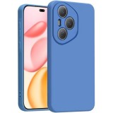 Husa Soft Touch, slim, ALC Mobile, anti soc, compatibila cu Honor 400 Pro, Albastru Tpu