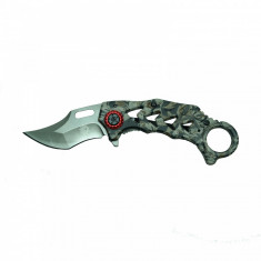 Cutit Karambit pliabil Dark Earth 18 cm foto