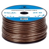 Cablu de putere auto, CU-AL, 12GA, CableTech KAB0716B, diametru exterior 4.5 mm, sectiune 3.31 mmp, rola 25 metri, negru