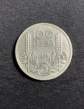 Moneda 100 leva 1934 argint Bulgaria, Europa