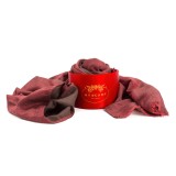 Cumpara ieftin Fular L&acirc;nă Fină Unisex Vasari Bordeaux 40x190cm Made in Italy - Elegant, Călduros, Iarnă