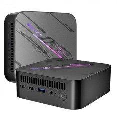 Mini PC Blackview MP100 Negru, AMD R7 5825U, pana la 4.3GHz, 16GB DDR4, 512GB SSD, Windows 11 Home, Wifi 6, 4K 144Hz UHD