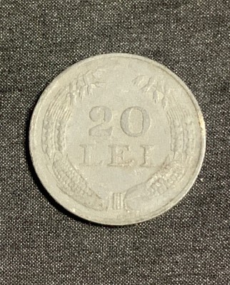 Moneda 20 lei 1944 foto