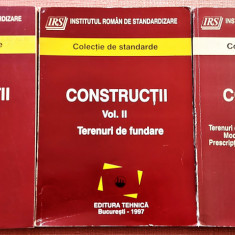 Constructii. Colectie de standarde. 3 Volume - Ed. Tehnica, Bucuresti, 1997