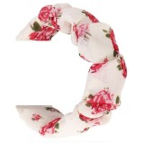 Curea textila elastica, compatibila Huawei Watch GT 3 Pro 43mm, telescoape Quick Release, Scrunchies 22