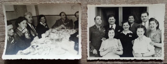 Militar roman din anii &#039;40 in fotografii de grup