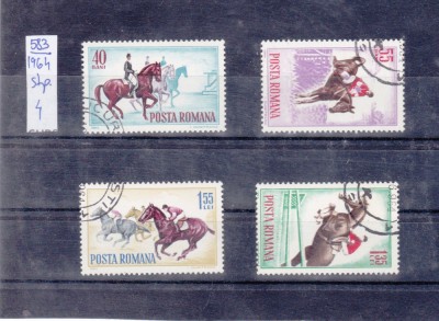 TSV @ - 1964 LP 583 HIPISM, ȘTAMPILAT foto
