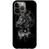 Husa compatibila cu Apple iPhone 13 Pro Max model Cursed Unicorn, Silicon, TPU, Viceversa, Transparent, Carcasa