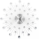 VidaXL Ceas de perete, mecanism cuarț, 50 cm, design modern
