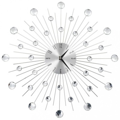 Ceas de perete, mecanism cuarț, 50 cm, design modern foto