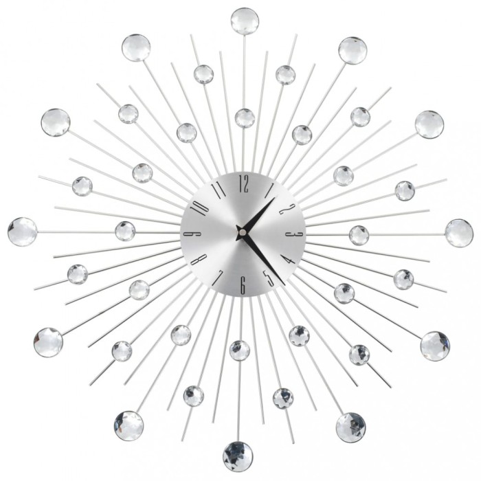 Ceas de perete, mecanism cuarț, 50 cm, design modern