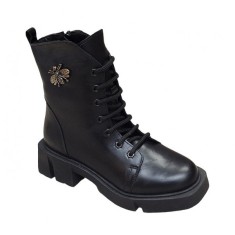 Ghete dama casual din piele naturala Katerina SCV971N
