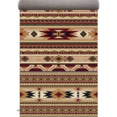 Traversa Covor Lotos 15080 Latime 100 cm - 100x200, Bej, Grena