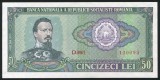 q606 RSR ROMANIA 50 lei 1966 UNC NECIRCULATA