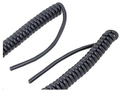 Cablu spiralat H07BQ-F 5G1,5mm2 1m negru foto