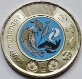 2 Dollars 2024 Canada, Celebrating Inuit Nunangat, unc, color