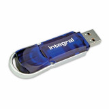 Cumpara ieftin Stick USB Flashdrive Integral USB, 32GB Flash Drive, 64GB EVO blue, 64 GB