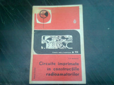 CIRCUITE IMPRIMATE IN CONSTRUCTIILE RADIOAMATORILOR - G.A. BORINOVSKI foto