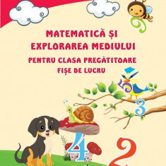 Fise de lucru clasa pregatitoare. Matematica si explorarea mediului | Adina Grigore, Claudia-Daniela Negritoiu